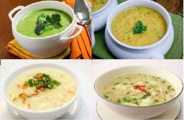 Nên ăn cháo, súp, thức ăn mềm trong 3-4 ngày đầu sau khi nhổ răng