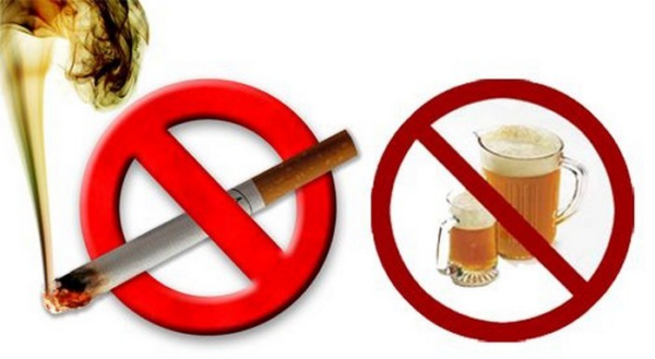 Ngừng hút thuốc và uống rượu bia sau khi lấy tuỷ răng