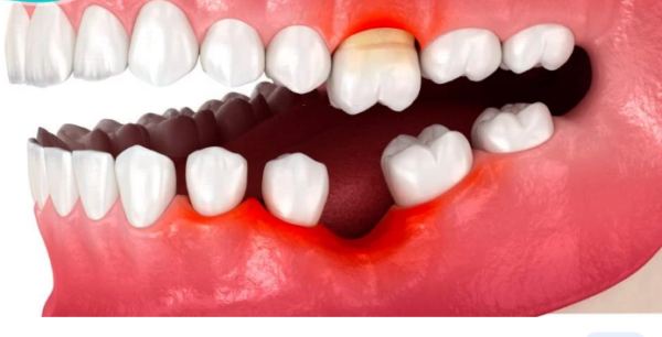 Mất răng sớm hoặc thiếu răng bẩm sinh dẫn đến tình trạng răng thưa ở hàm dưới