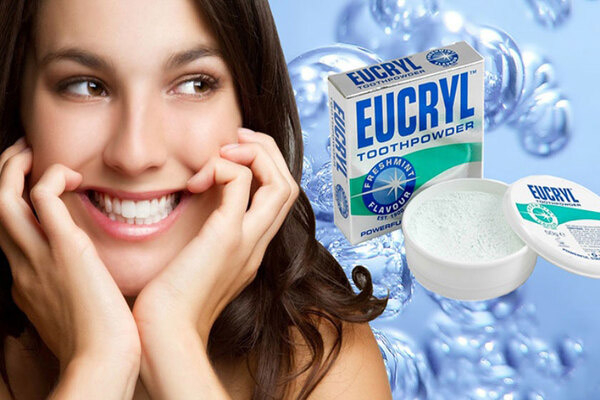 Công dụng của bột tẩy trắng răng Eucryl