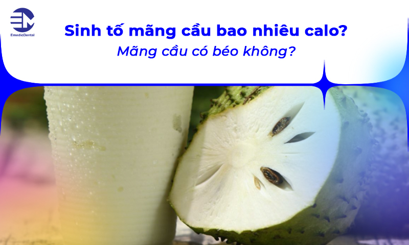 Sinh tố mãng cầu bao nhiêu calo? Mãng cầu có béo không?