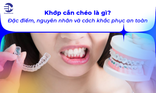 Khớp cắn chéo là gì? Đặc điểm, nguyên nhân và cách khắc phục an toàn