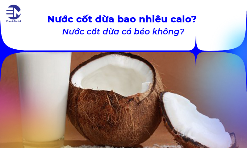 Nước cốt dừa bao nhiêu calo? Nước cốt dừa có béo không?