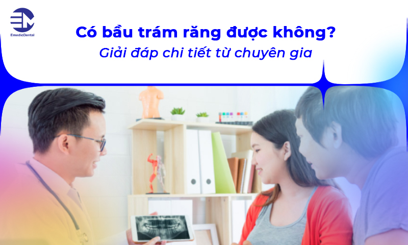 có bầu trám răng được không