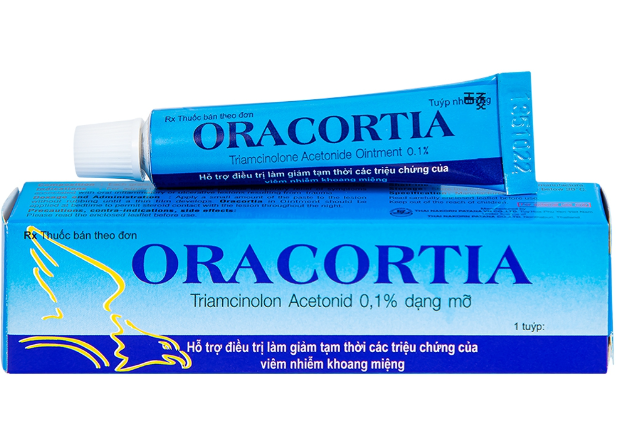 Kem bôi nhiệt miệng Oracortia 0.1%